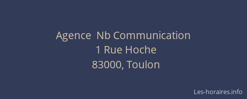 Agence  Nb Communication