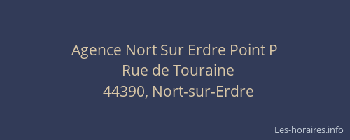Agence Nort Sur Erdre Point P