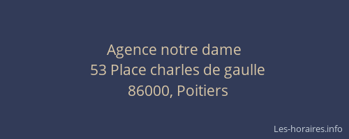 Agence notre dame