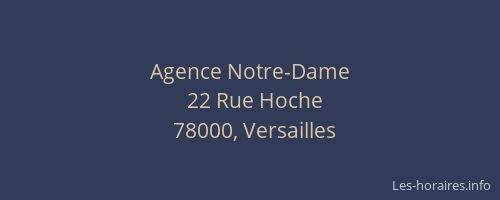Agence Notre-Dame