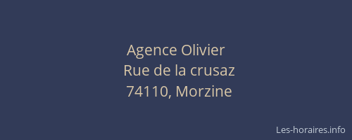 Agence Olivier