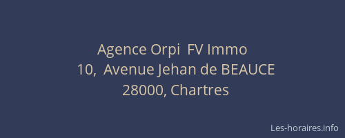 Agence Orpi  FV Immo