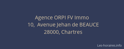 Agence ORPI FV Immo