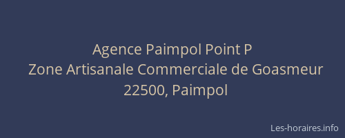 Agence Paimpol Point P