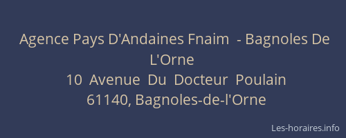 Agence Pays D'Andaines Fnaim  - Bagnoles De L'Orne