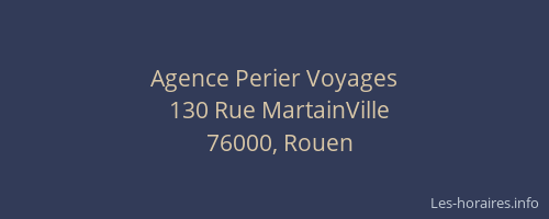 Agence Perier Voyages