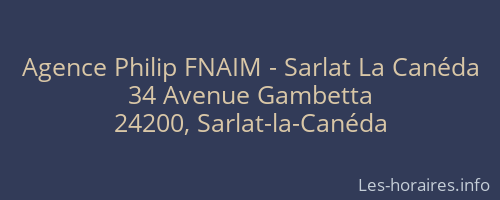 Agence Philip FNAIM - Sarlat La Canéda