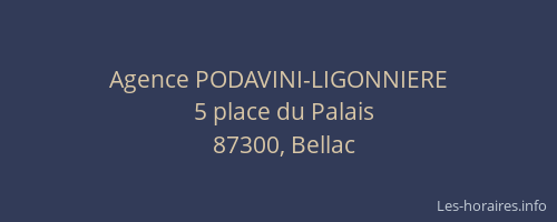 Agence PODAVINI-LIGONNIERE