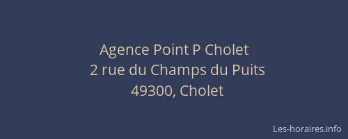Agence Point P Cholet