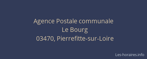 Agence Postale communale