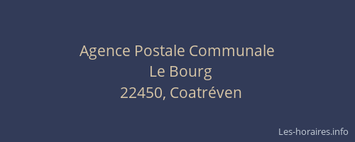 Agence Postale Communale