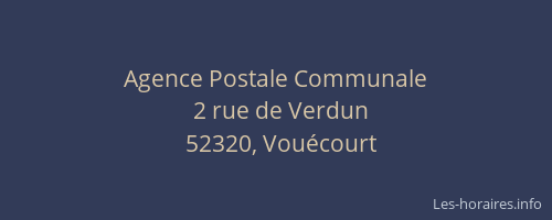 Agence Postale Communale
