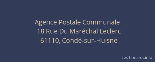 Agence Postale Communale