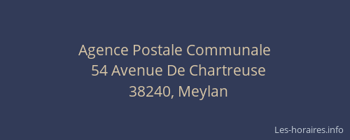 Agence Postale Communale
