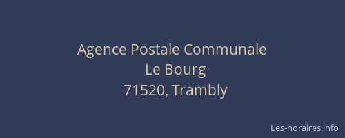 Agence Postale Communale