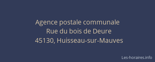 Agence postale communale