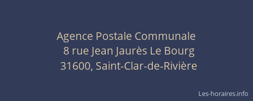 Agence Postale Communale