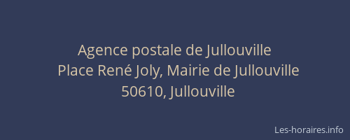 Agence postale de Jullouville