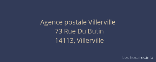 Agence postale Villerville
