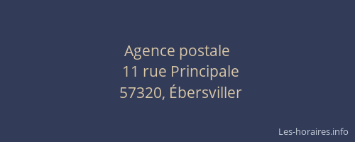 Agence postale