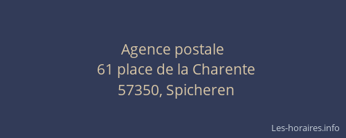Agence postale