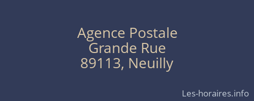 Agence Postale