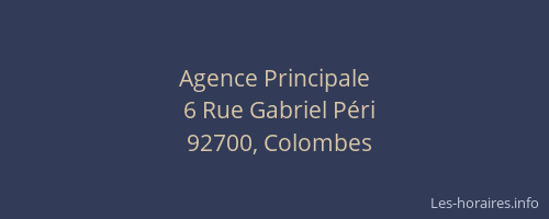 Agence Principale
