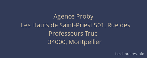 Agence Proby