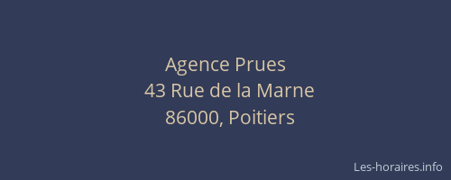 Agence Prues