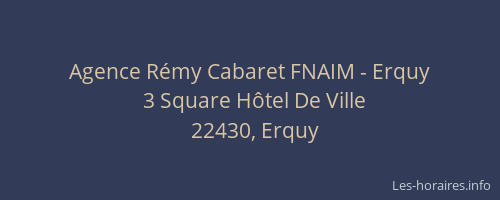 Agence Rémy Cabaret FNAIM - Erquy
