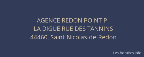 AGENCE REDON POINT P