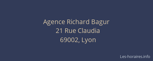 Agence Richard Bagur