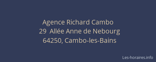 Agence Richard Cambo