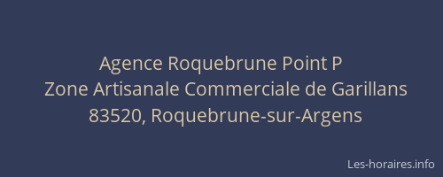 Agence Roquebrune Point P