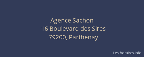 Agence Sachon