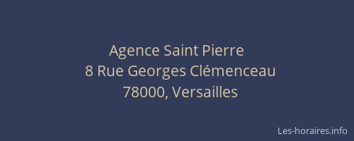Agence Saint Pierre