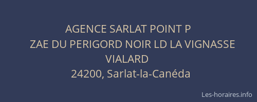 AGENCE SARLAT POINT P