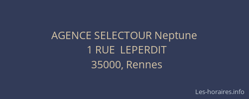 AGENCE SELECTOUR Neptune