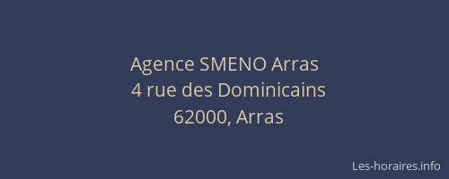 Agence SMENO Arras
