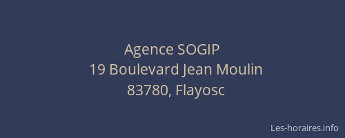 Agence SOGIP
