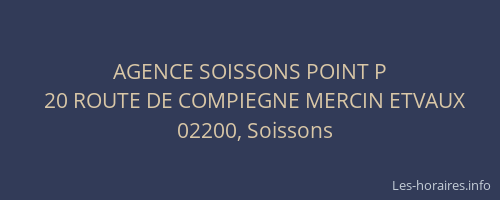 AGENCE SOISSONS POINT P