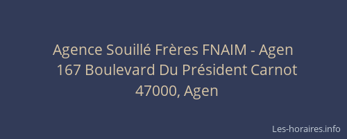 Agence Souillé Frères FNAIM - Agen
