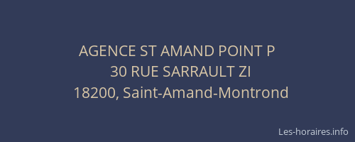 AGENCE ST AMAND POINT P