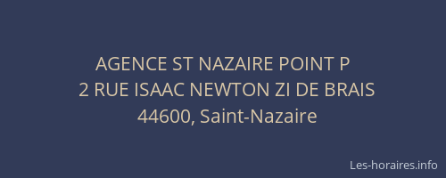 AGENCE ST NAZAIRE POINT P