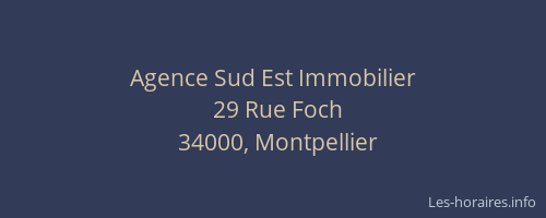 Agence Sud Est Immobilier