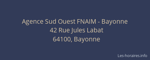 Agence Sud Ouest FNAIM - Bayonne