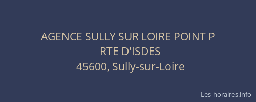 AGENCE SULLY SUR LOIRE POINT P