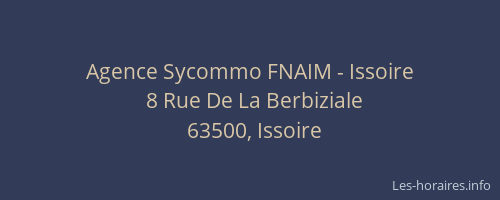 Agence Sycommo FNAIM - Issoire