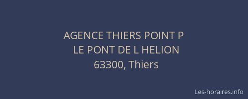AGENCE THIERS POINT P
