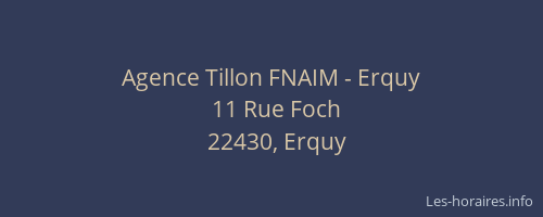 Agence Tillon FNAIM - Erquy